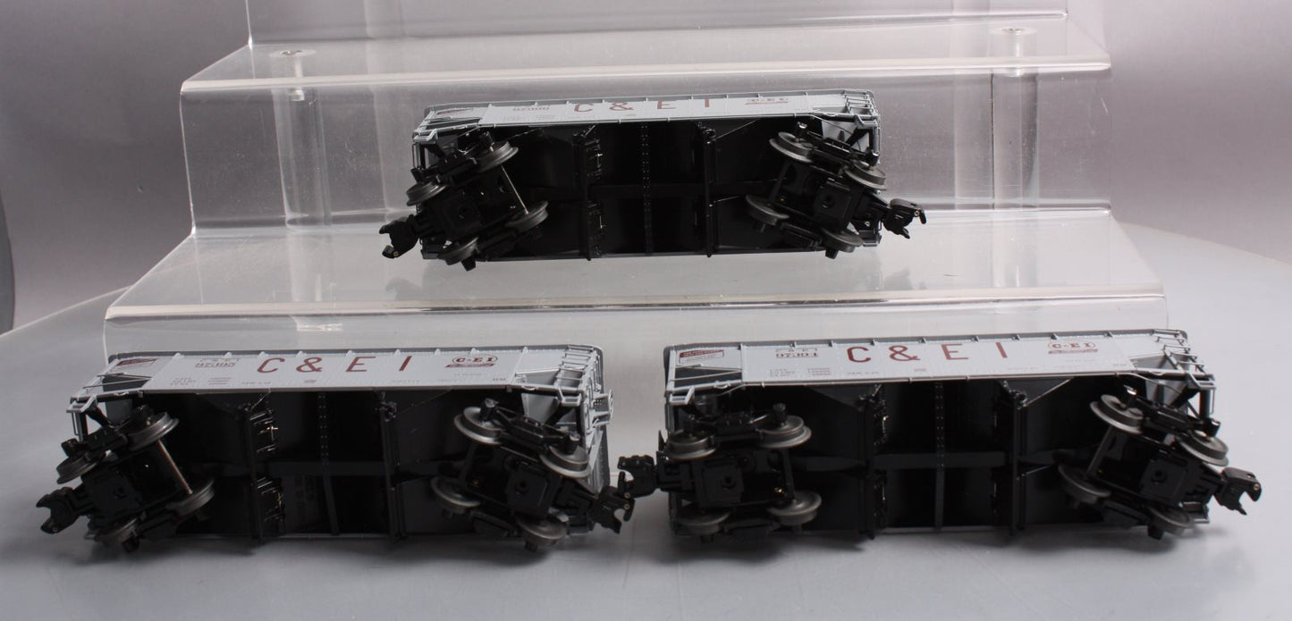 Lionel 6-21879 Chicago & Eastern Illinois Offset Hopper Car Set of 3 EX/Box