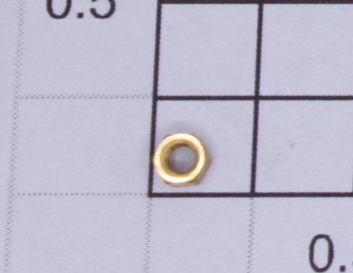 Lionel 700E-78 Brass Nut for Handrail Stanchion