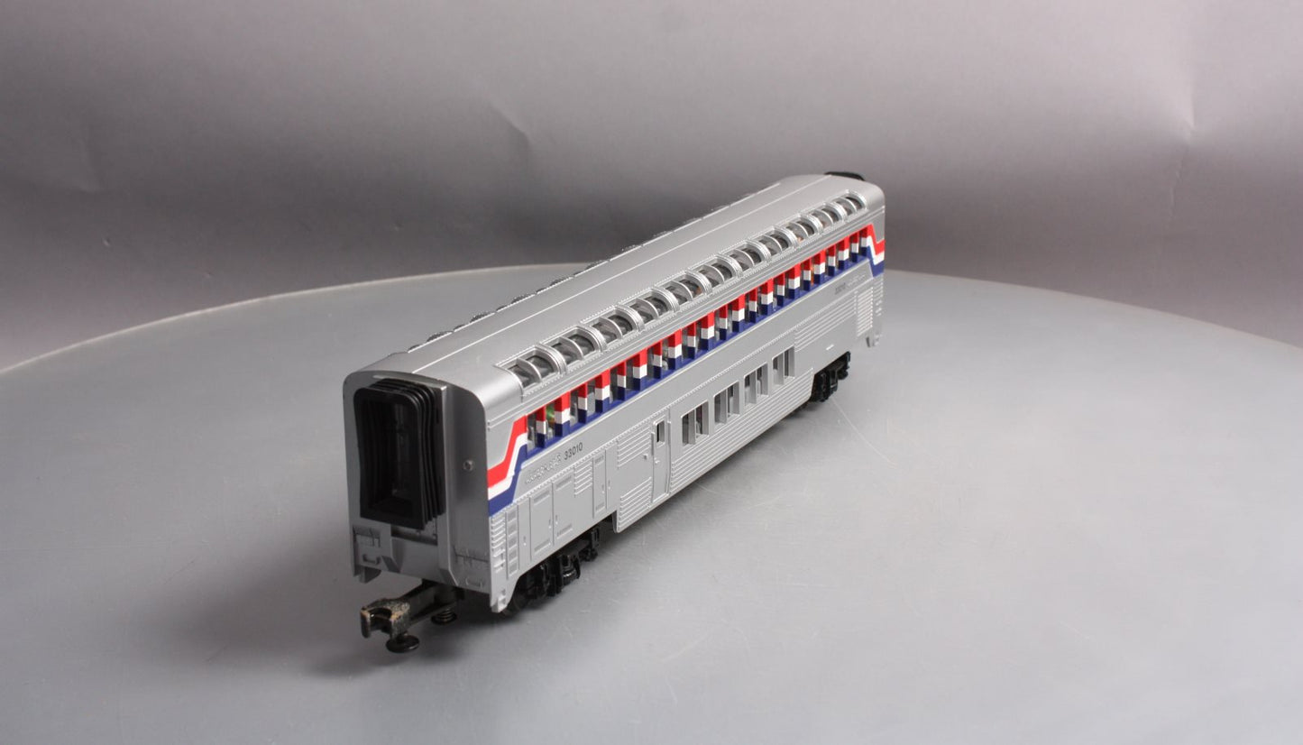 MTH O Amtrak Superliner Lounge Café Passenger Car #33010 LN