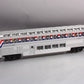 MTH O Amtrak Superliner Lounge Café Passenger Car #33010 LN