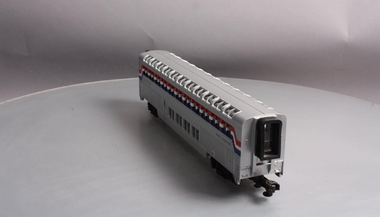 MTH O Amtrak Superliner Lounge Café Passenger Car #33010 LN