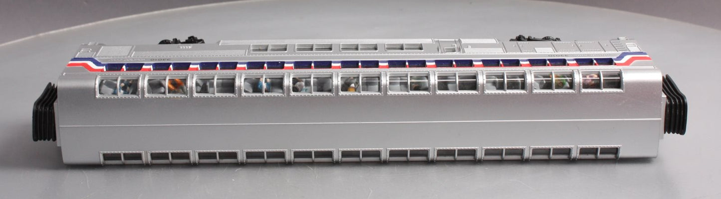 MTH O Amtrak Superliner Lounge Café Passenger Car #33010 LN