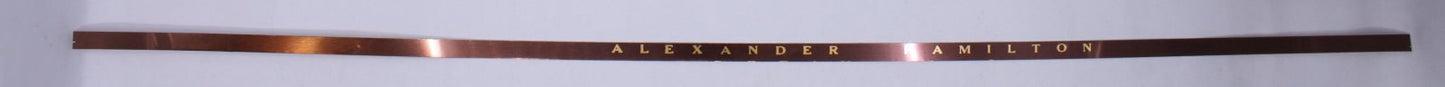 Lionel 2541-11 RH "Alexander Hamilton" Passenger Car Strip-Adhesive