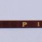 Lionel 9572-11 Right Hand "Molly Pitcher" Pennsylvania Aluminum Car Name Strip