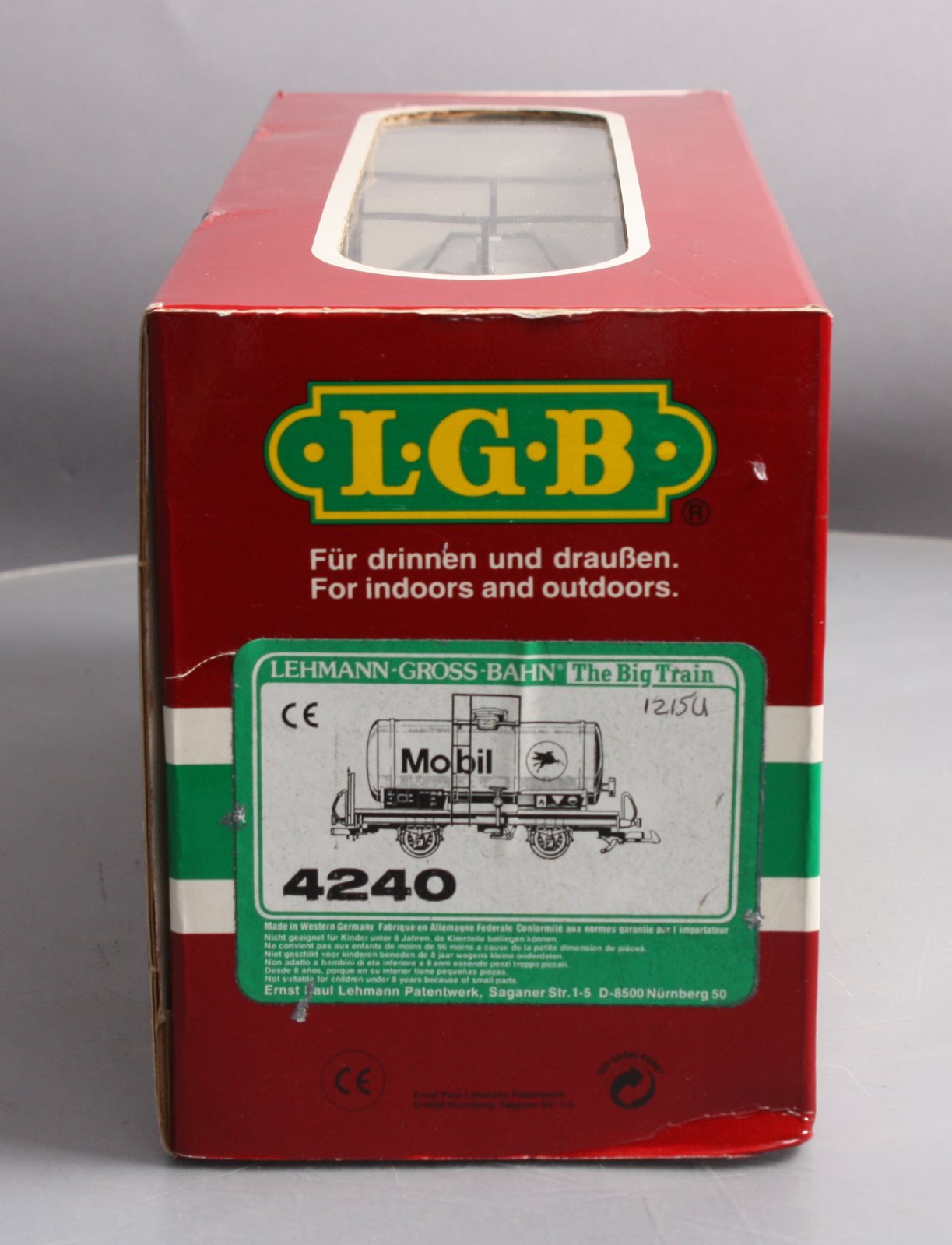 LGB 4240 G Scale Mobil Short Single Dome Tank Car LN/Box
