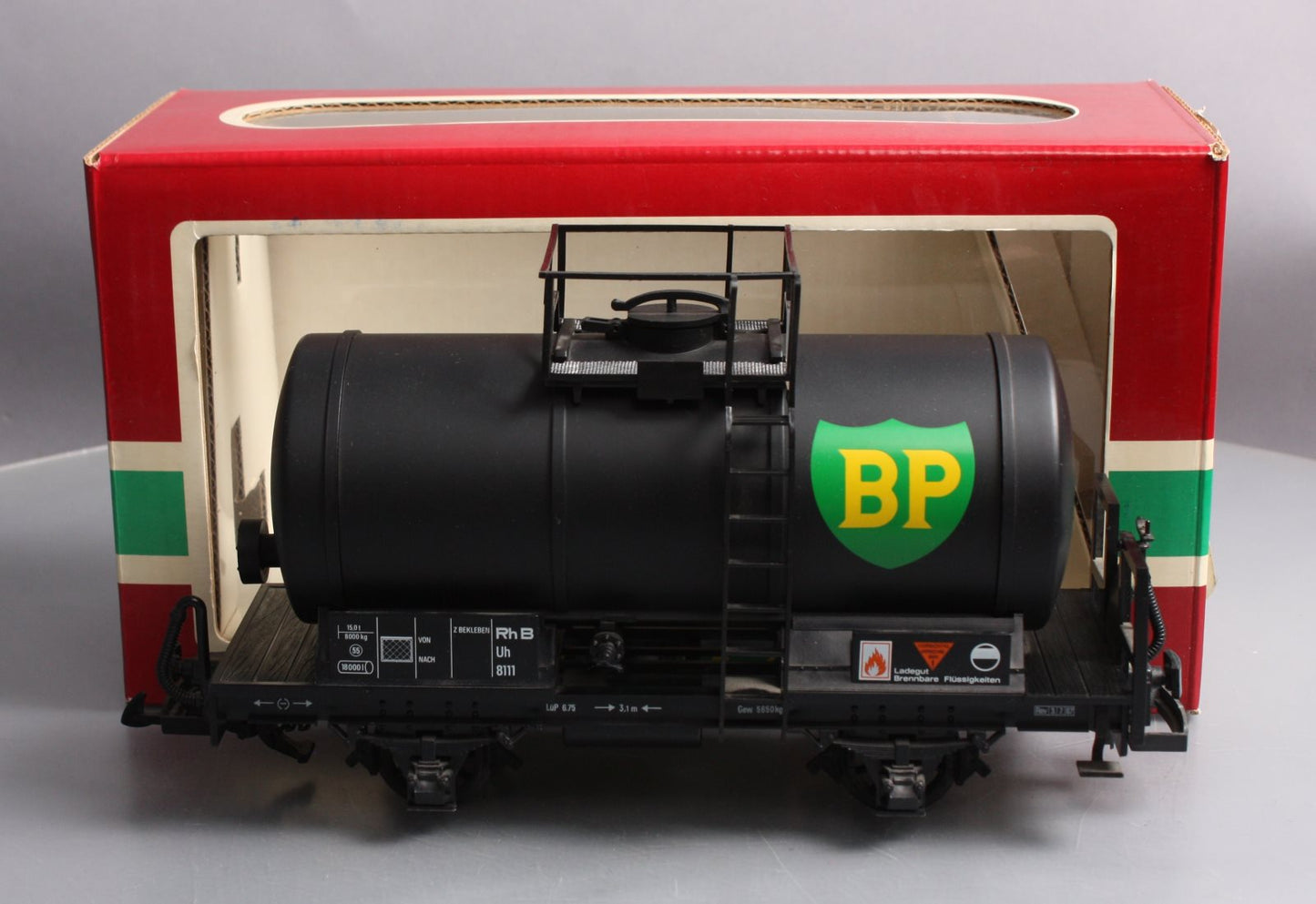 LGB 4040B G Scale BP Single Dome Short Tank Car LN/Box