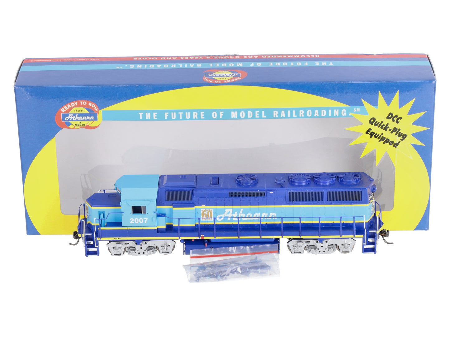 Athearn 95997 HO Scale Athearn GP40X Diesel Locomotive #2007 MT/Box