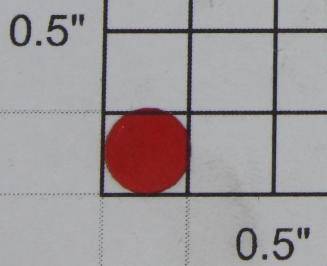 Lionel 262-1 Standard Gauge 249/262/385/392 1/4" Red Boiler Front Lens
