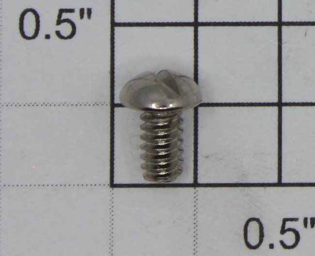 Lionel #6-32 x 1/4" Nickel Slotted Round Head Screw