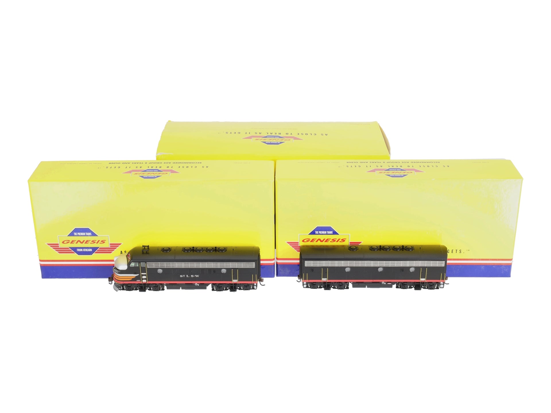 Athearn G1518 HO Scale SSW Cotton Belt F7 AB Set LN/Box