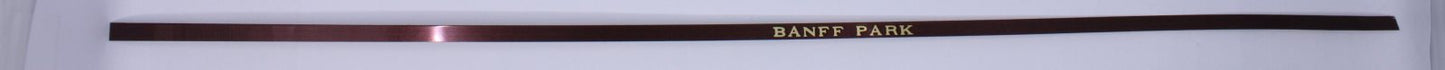 Lionel 2551-11 Rt Hand Canadian Pacific Banff Park Alum Car Adhesive Strip