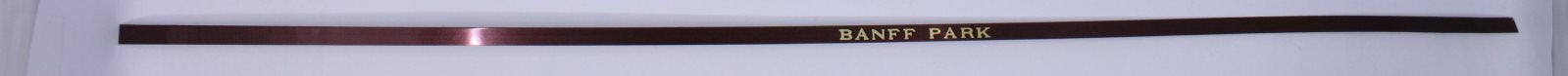 Lionel 2551-11 Rt Hand Canadian Pacific Banff Park Alum Car Adhesive Strip