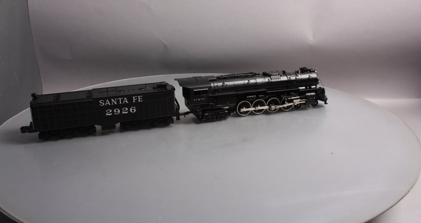 MTH 30-1140-1 O Gauge Santa Fe 4-8-4 Northern Steam Loco & Tender w/PS1 #2926 LN/Box