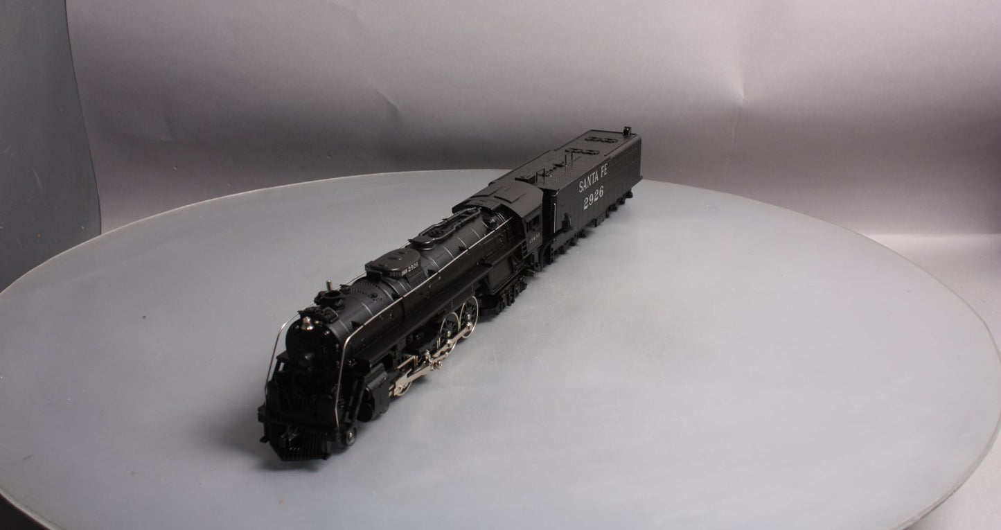 MTH 30-1140-1 O Gauge Santa Fe 4-8-4 Northern Steam Loco & Tender w/PS1 #2926 LN/Box