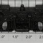 Lionel 600-132 Black Diesel Truck Side Frame with 3 Studs