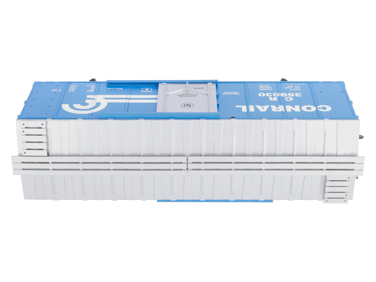 USA Trains R19047B G Conrail Simulated Steel Box Car #359030 (Blue/Silver)