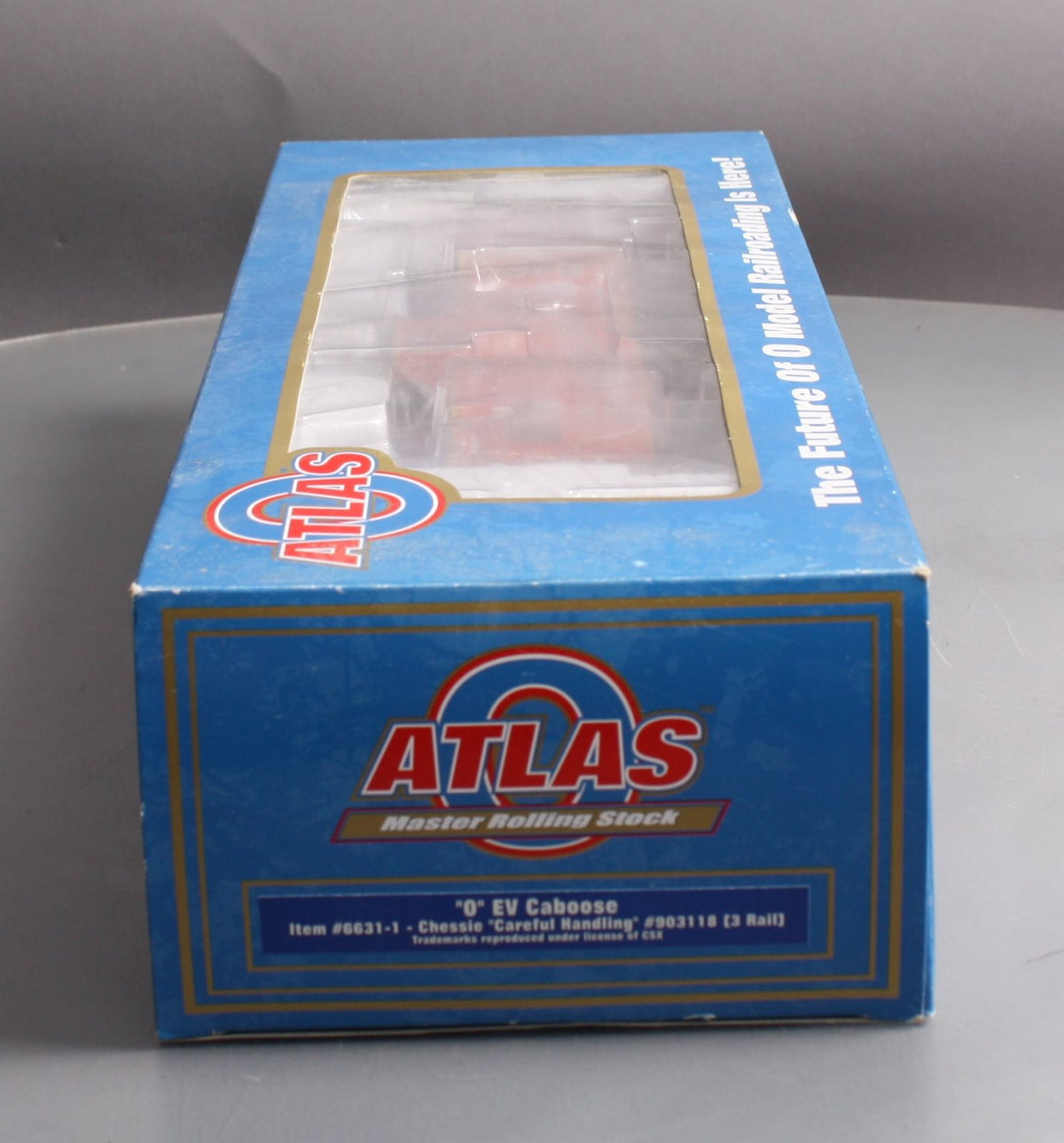 Atlas 6631-1 O Gauge Chessie System "Handle With Care" Caboose #903118 (3 Rail) NIB