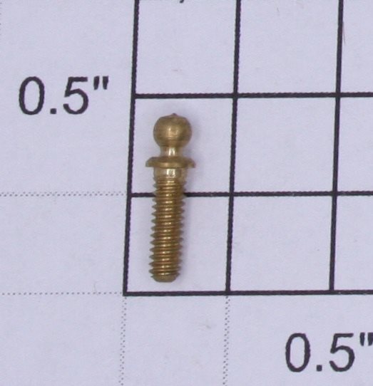 Lionel 227E-75 Short Brass Handrail Stanchion- No Nut, No Hole