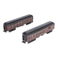 MTH 30-6204 O Pennsylvania Madison Combine & Diner Car #4484/4910 (Set of 2) LN/Box