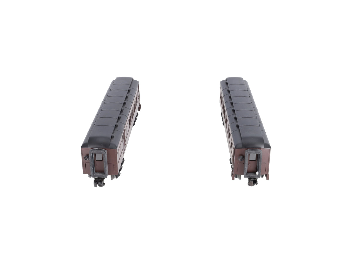 MTH 30-6204 O Pennsylvania Madison Combine & Diner Car #4484/4910 (Set of 2) LN/Box