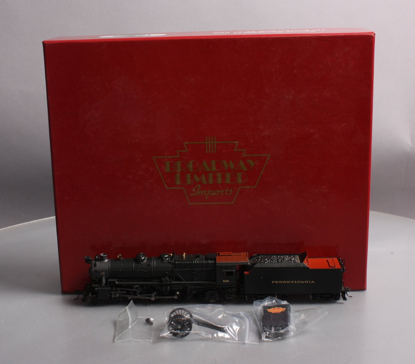Broadway Limited 321 HO PRR K-4 4-6-2 Steam Locomotive #646 w/ DCC & Sound LN/Box