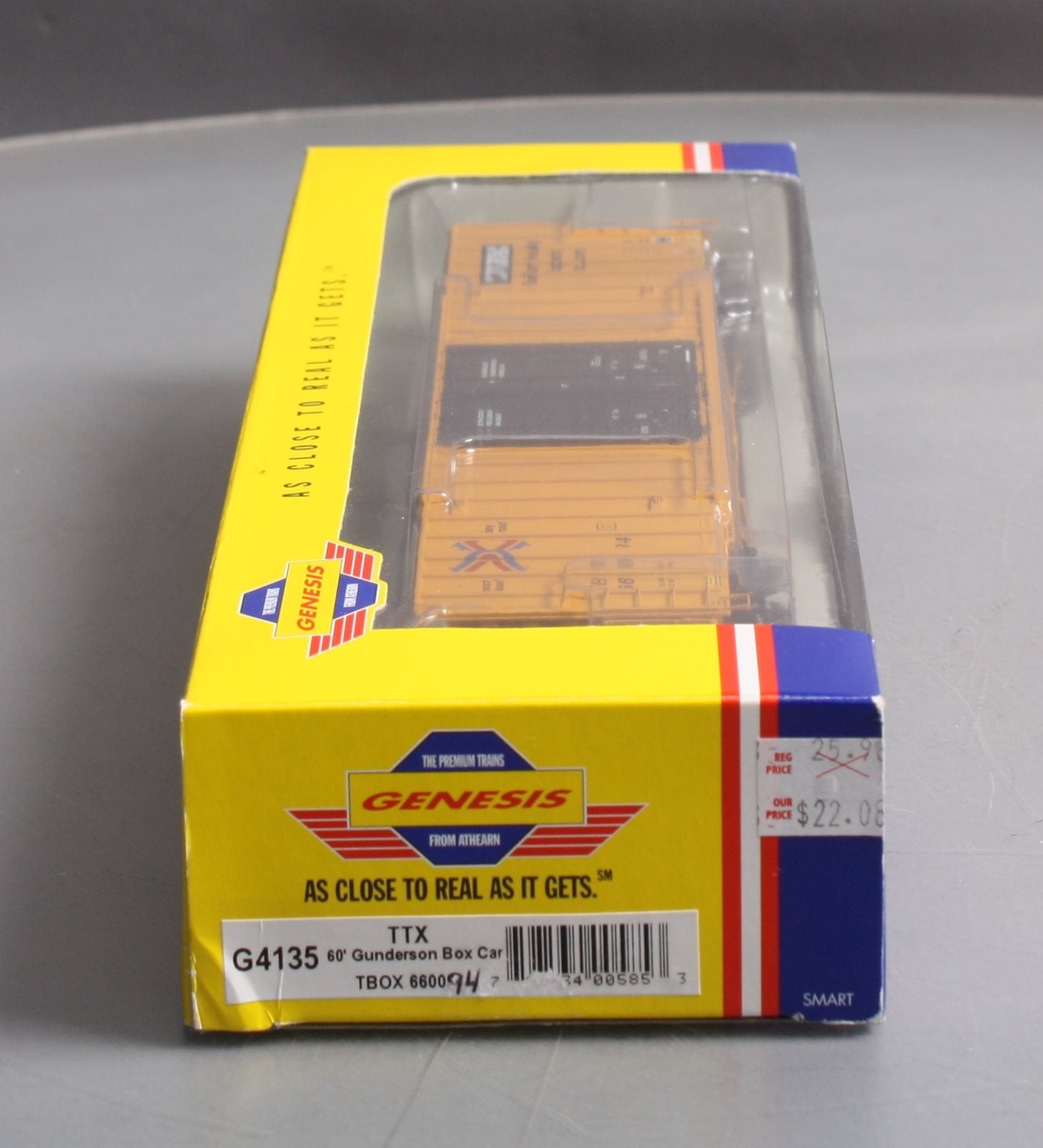 Athearn G4135 HO Scale TBOX 60' Gunderson Box Car #660094 MT/Box
