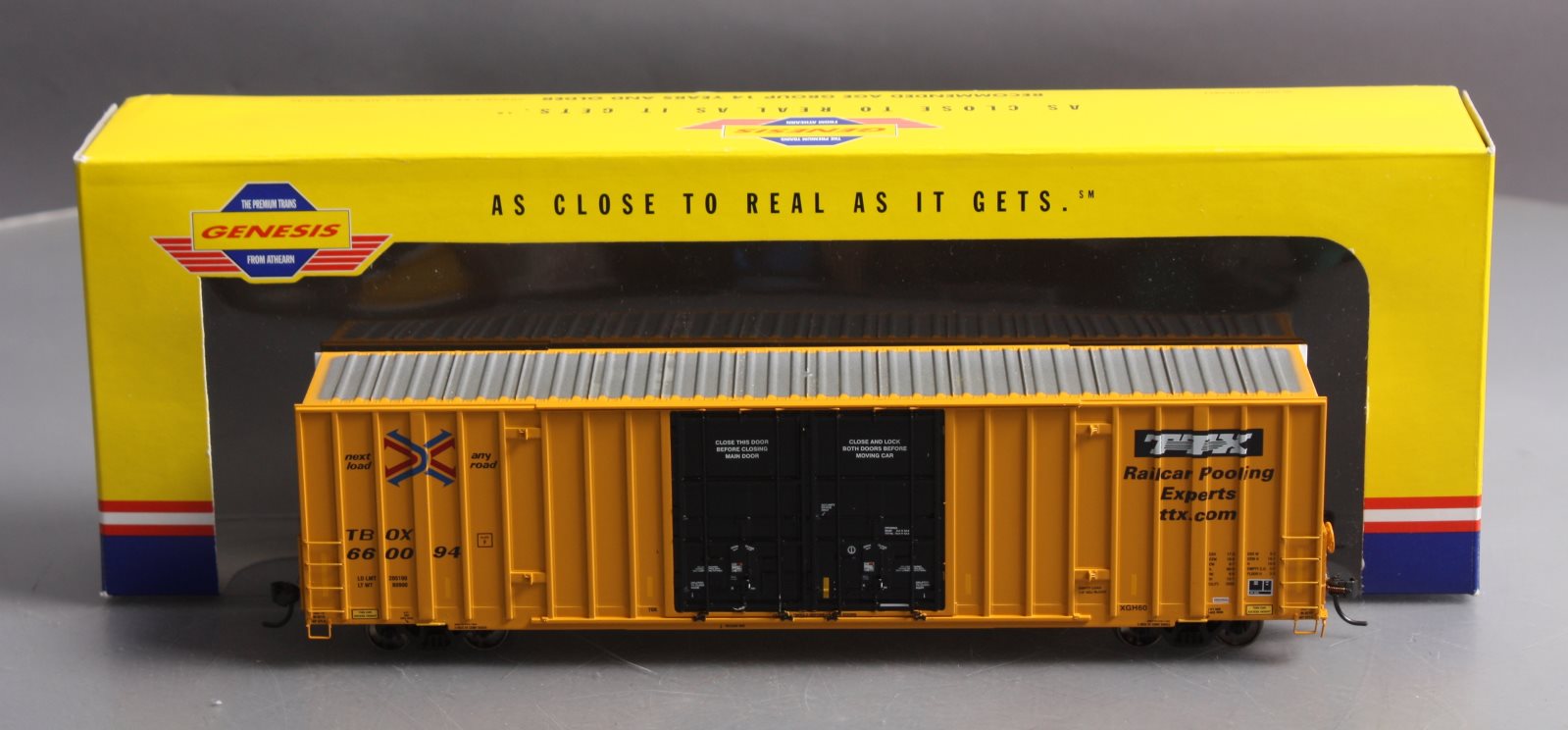 Athearn G4135 HO Scale TBOX 60' Gunderson Box Car #660094 MT/Box