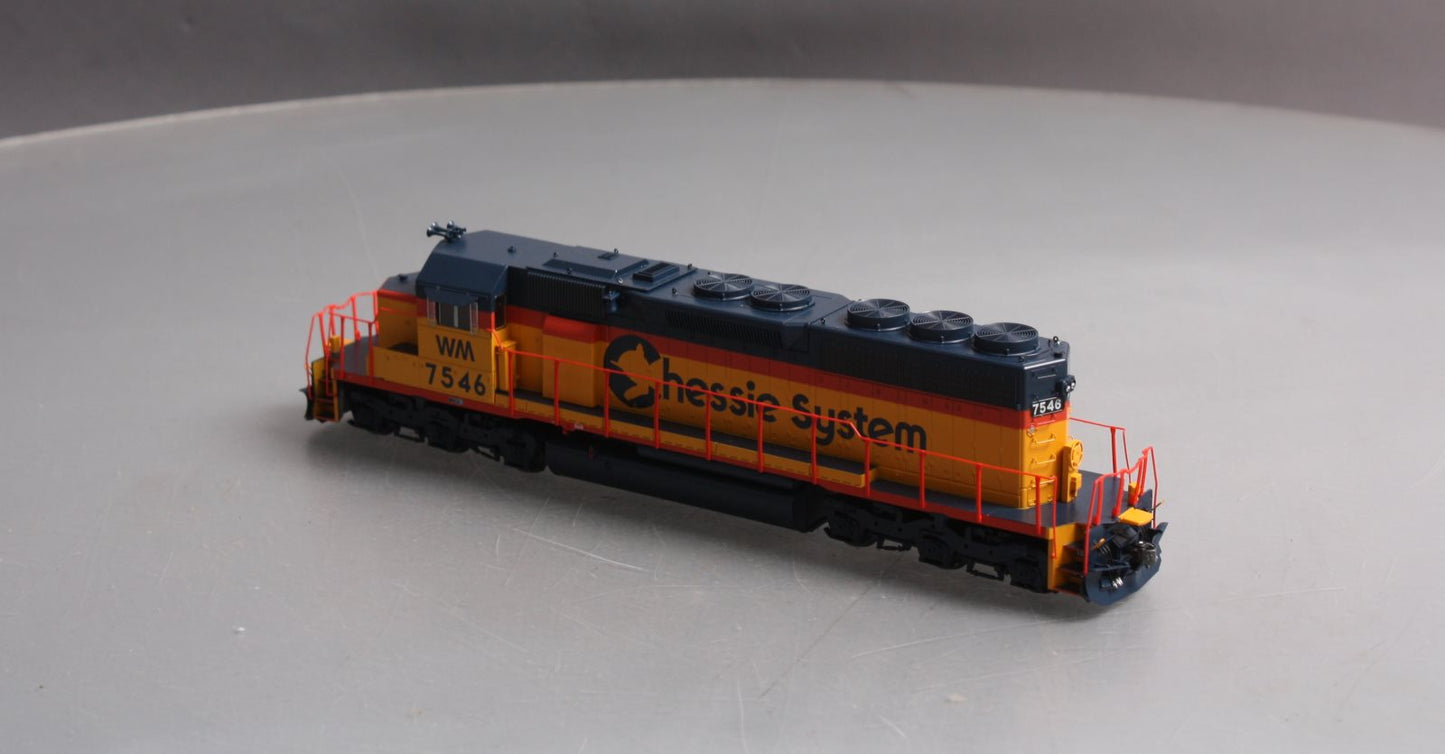 Athearn 98808 HO Chessie/WM SD40 Diesel Locomotive w/Sound/DC/DCC #7546