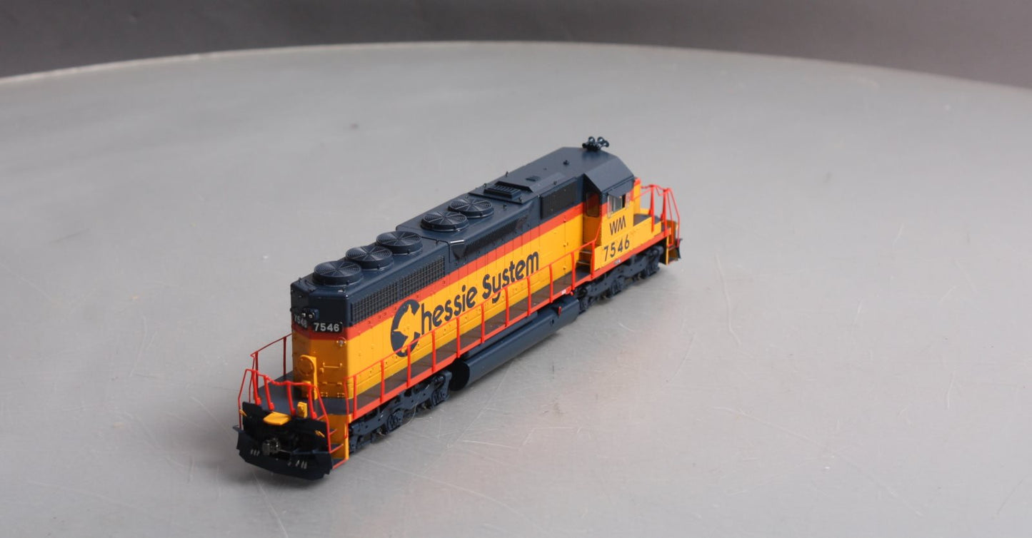 Athearn 98808 HO Chessie/WM SD40 Diesel Locomotive w/Sound/DC/DCC #7546
