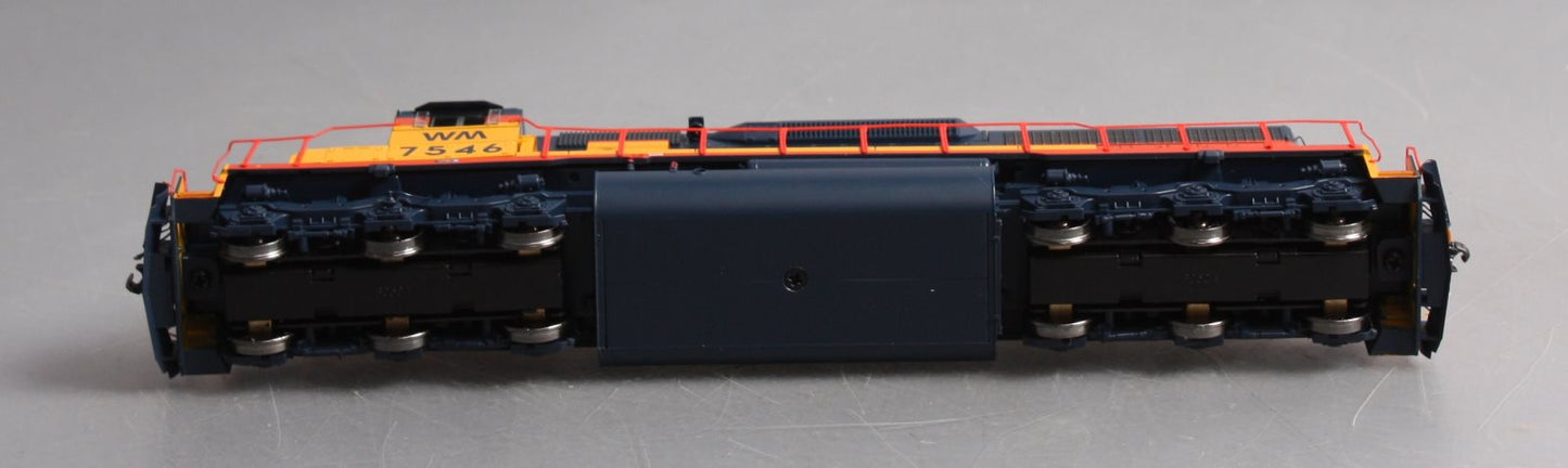 Athearn 98808 HO Chessie/WM SD40 Diesel Locomotive w/Sound/DC/DCC #7546