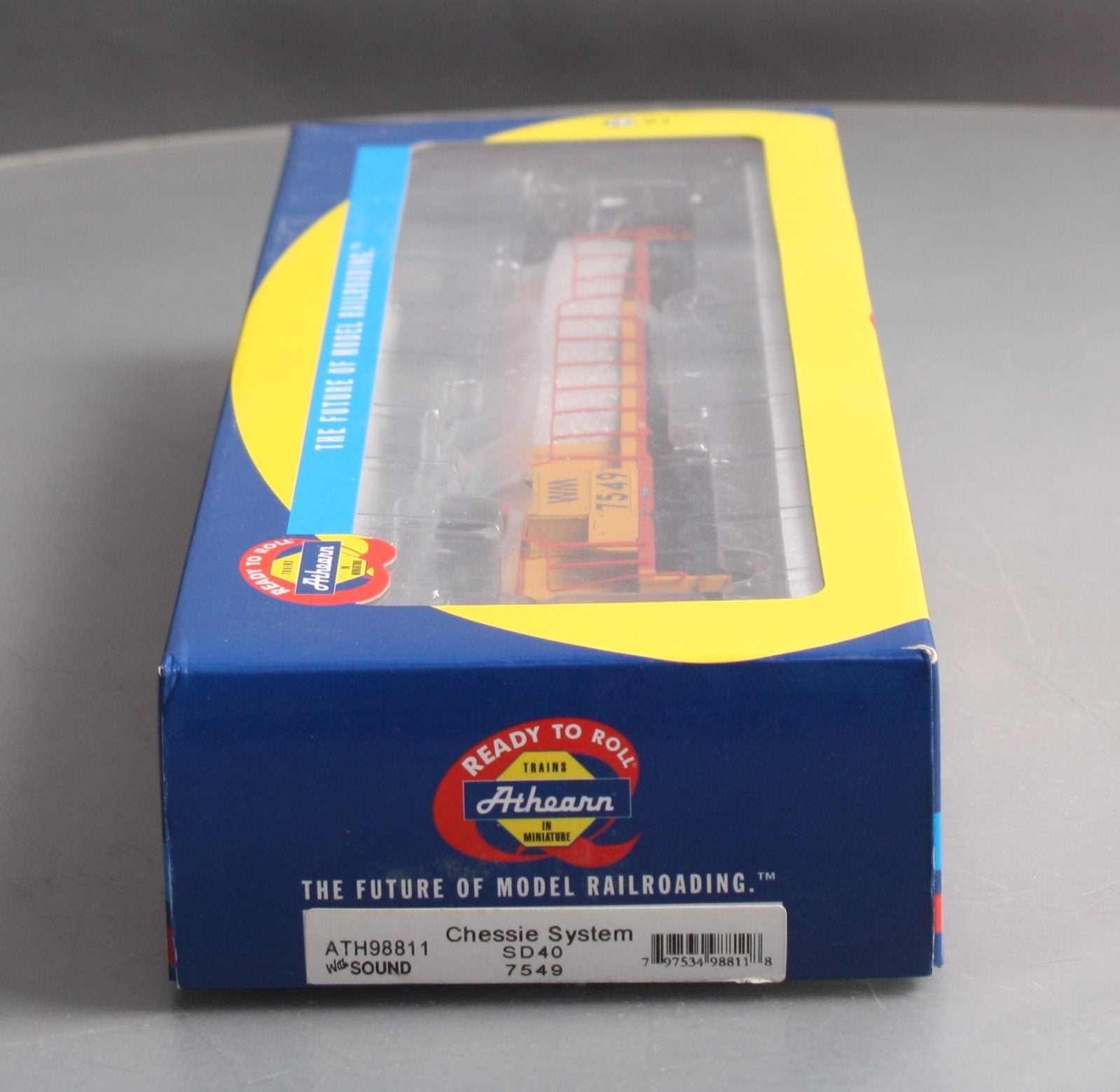 Athearn 98811 HO Chessie/WM SD40 Diesel Locomotive w/Sound/DCC #7549
