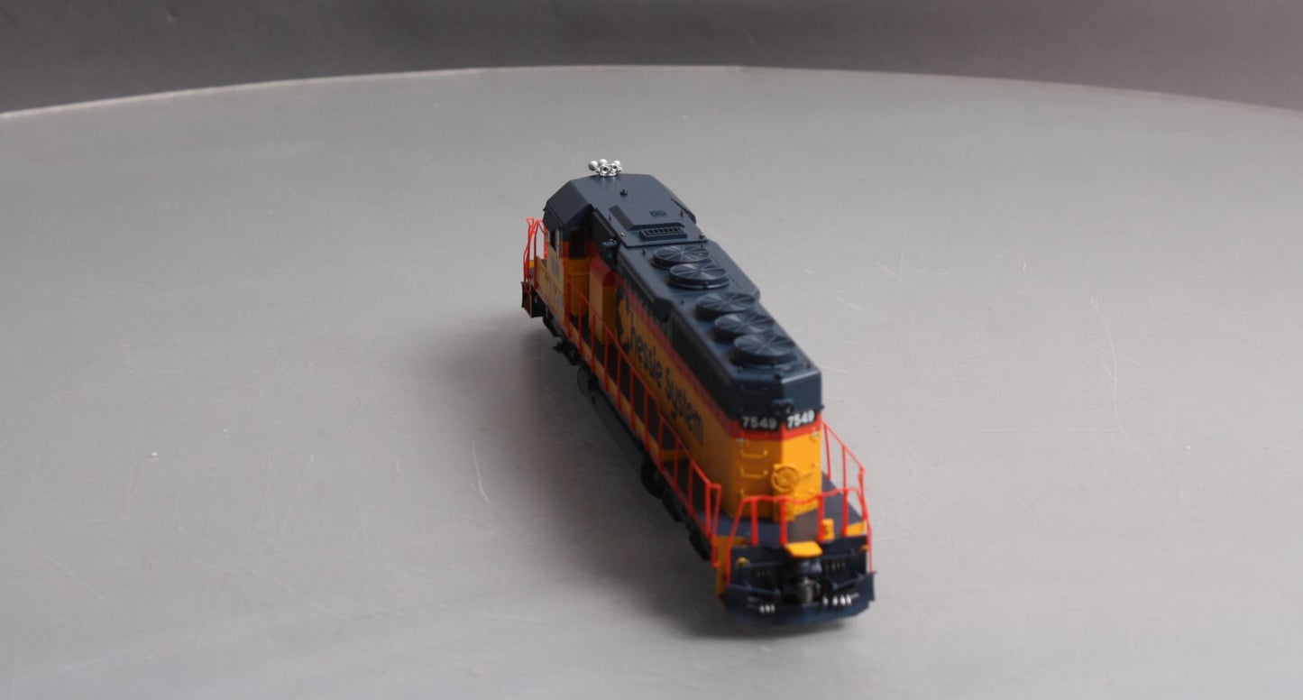 Athearn 98811 HO Chessie/WM SD40 Diesel Locomotive w/Sound/DCC #7549