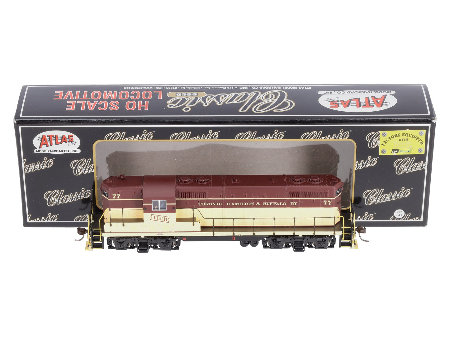 Atlas 10002987 HO Toronto, Hamilton & Buffalo GP-7 Diesel Loco DCC/Sound #77