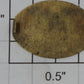 Lionel 214R- Brass 214R Capacity Nameplate for Refrigerated Car
