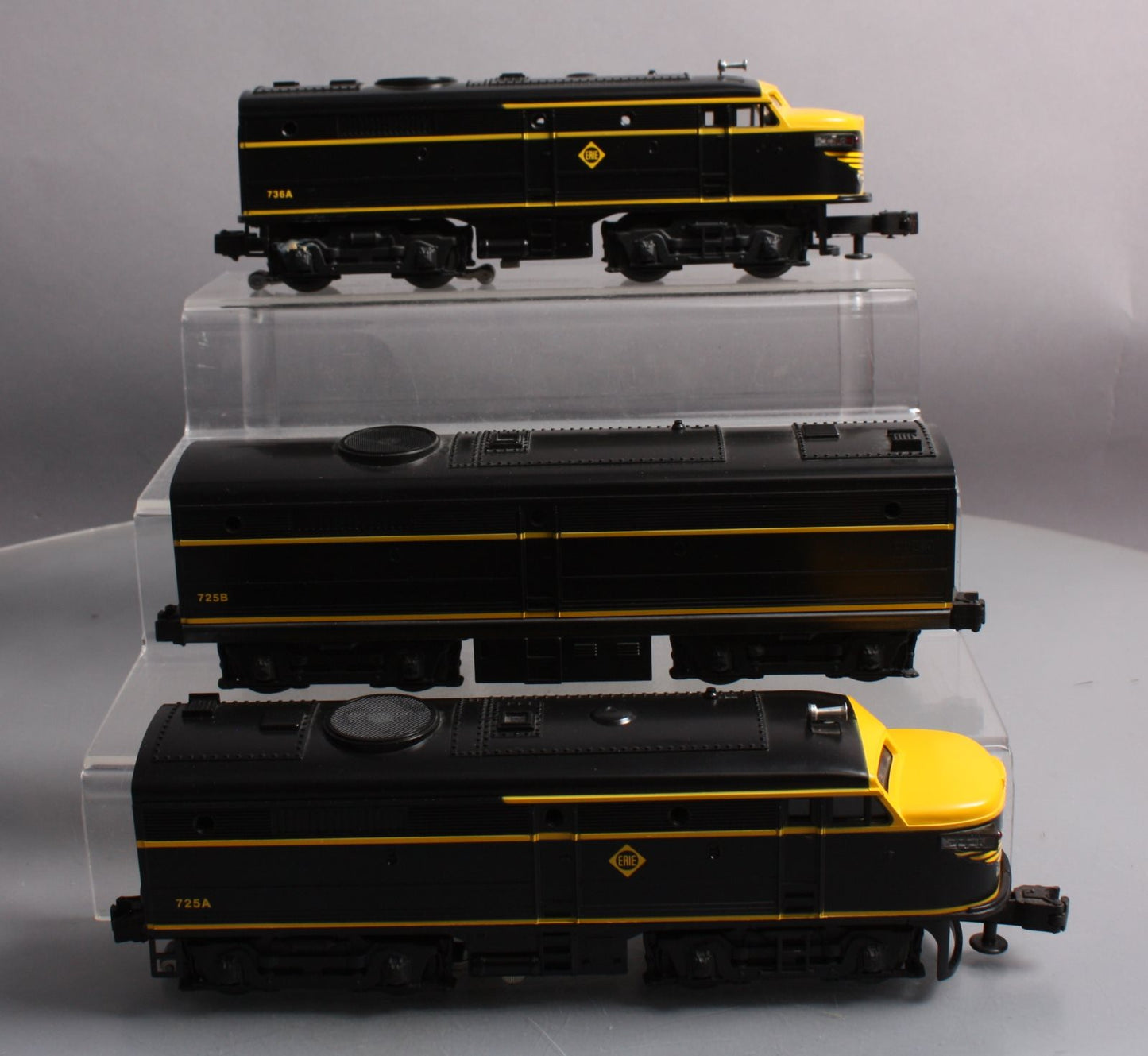 Lionel 6-11734 O Erie ALCO ABA Diesel Locomotive Set MT/Box