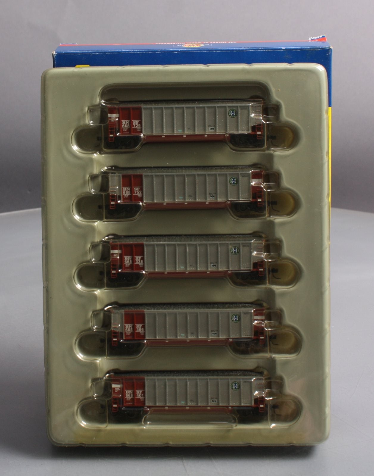 Athearn 10456 N Scale BNSF #3 BethGon Coalporter Gondolas (Pack of 5) EX/Box