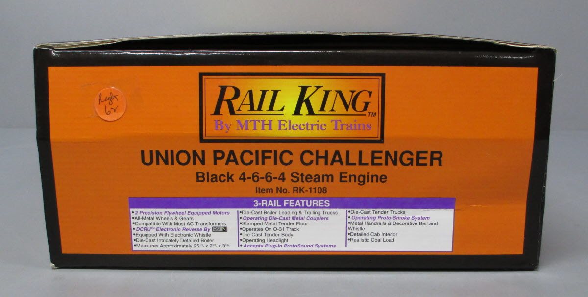 MTH 30-1108 O Gauge Union Pacific Challenger 4-6-6-4 Steam Locomotive & Tender LN/Box