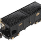 MTH 10-1042 O Gauge 816 Tinplate Black Hopper Car w/ Brass Trim LN/Box