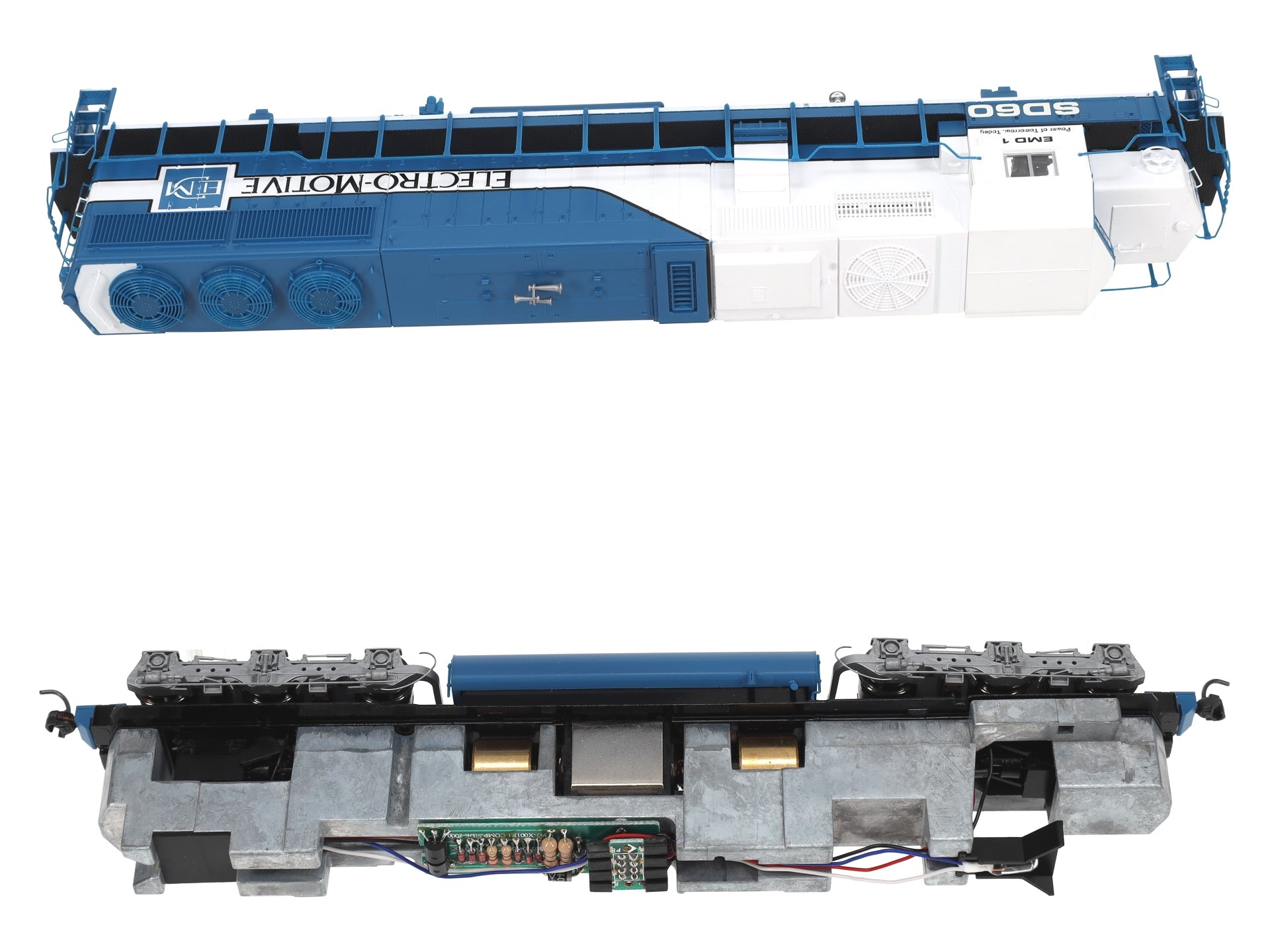 Proto 2000 23486 HO Scale Electro-Motive Division SD60 Demonstrator Diesel #EMD1 NIB