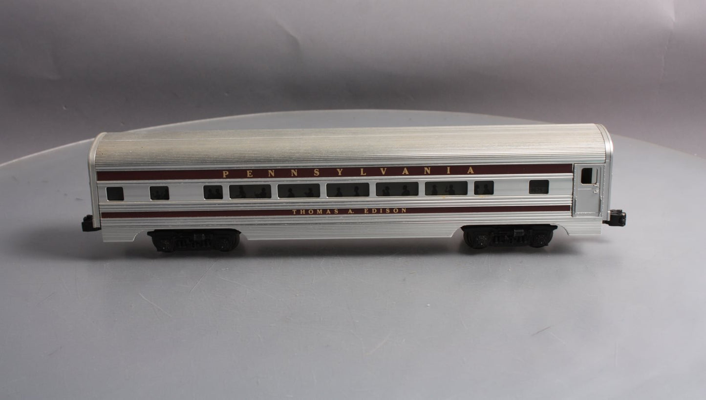 Lionel 6-9575 O Gauge Pennsylvania "Thomas A. Edison" Aluminum Passenger Car EX/Box