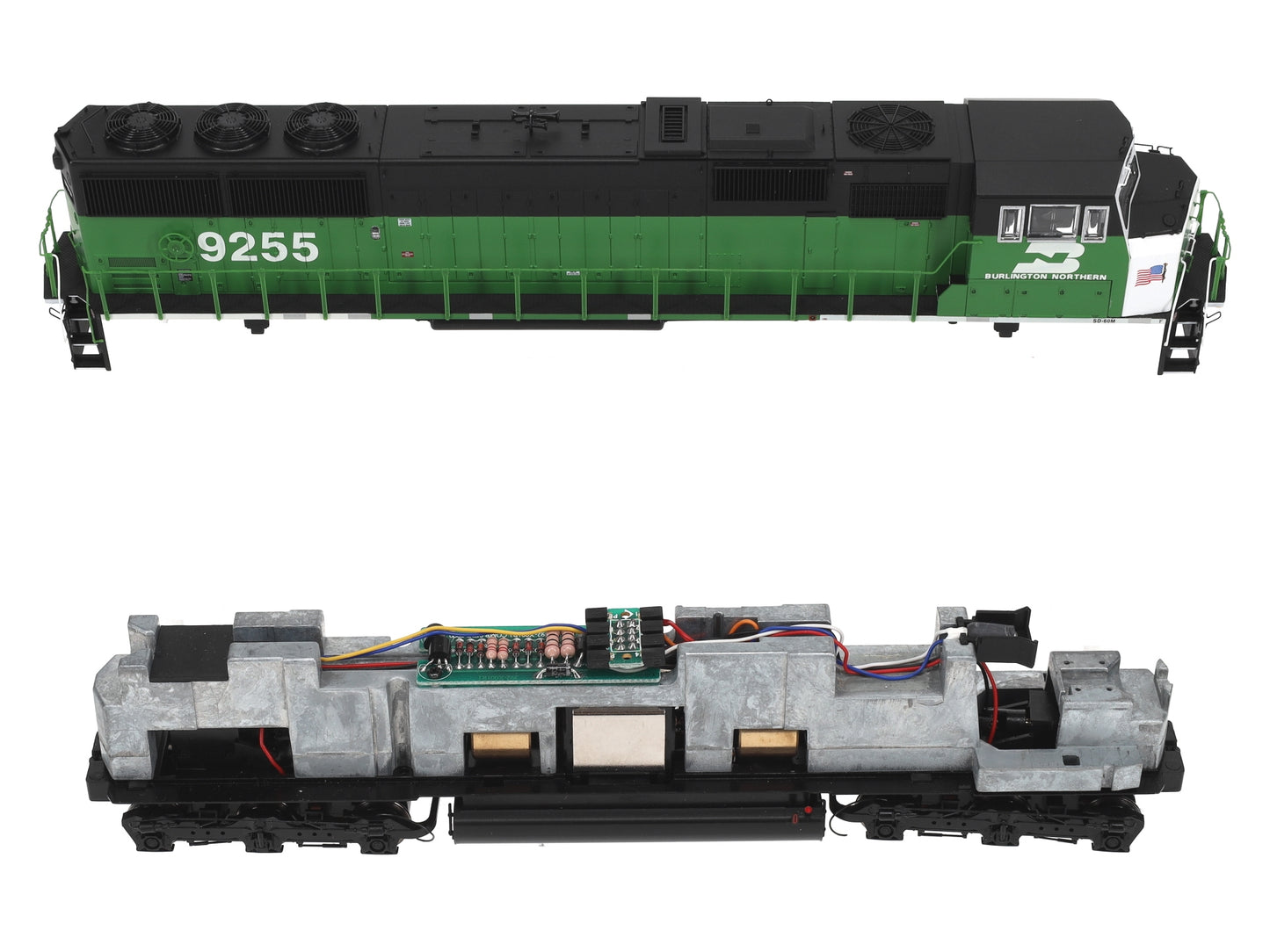 Proto 2000 30170 HO Scale Burlington Northern Diesel Locomotive #9255 NIB