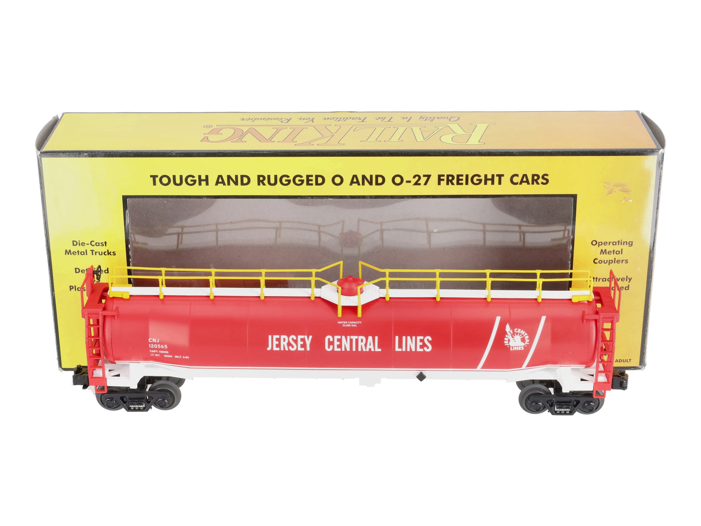 MTH 30-73130 Jersey Central Lines 33K Gallon Tank Car LN/Box