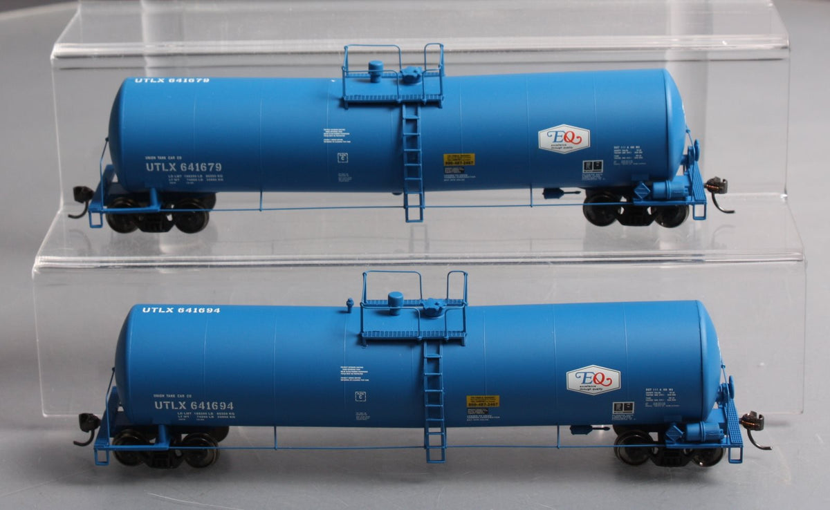 Walthers 932-27252 HO UTLX EQ 23,000 Gallon Funnel Flow Tank Cars (Set of 2) LN/Box