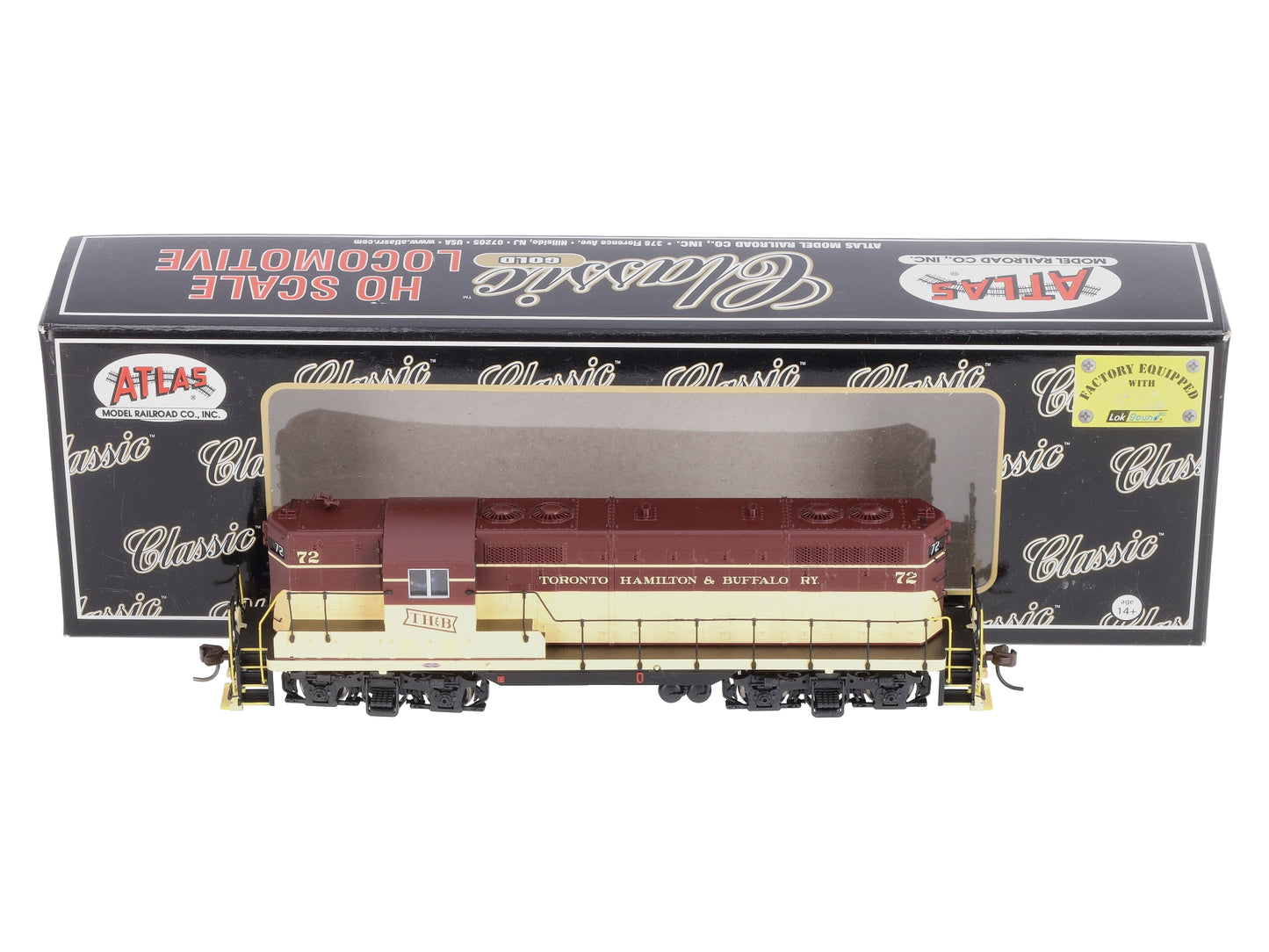Atlas 10002986 HO Toronto, Hamilton & Buffalo GP-7 Diesel Locomotive #72