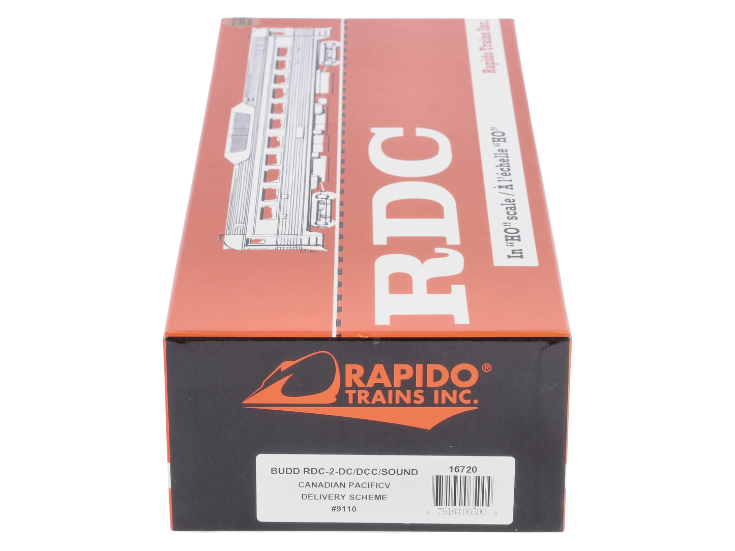 Rapido Trains 16720 HO Canadian Pacific BUDD RDC-2 Diesel #9110 w/ DCC & Sound