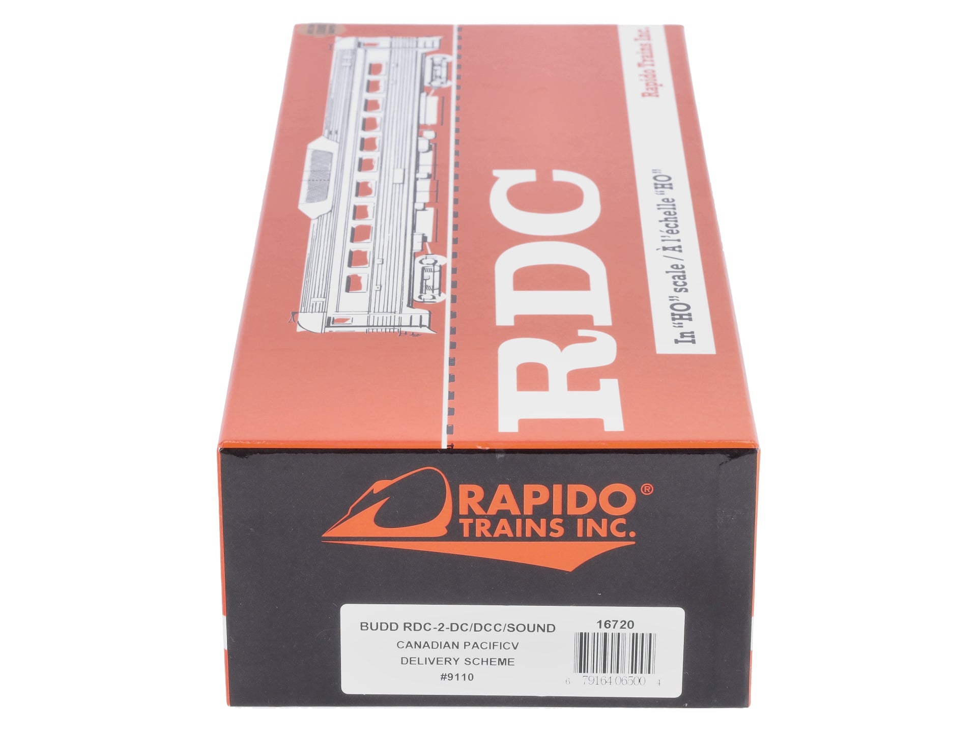 Rapido Trains 16720 HO Canadian Pacific BUDD RDC-2 Diesel #9110 w/ DCC & Sound