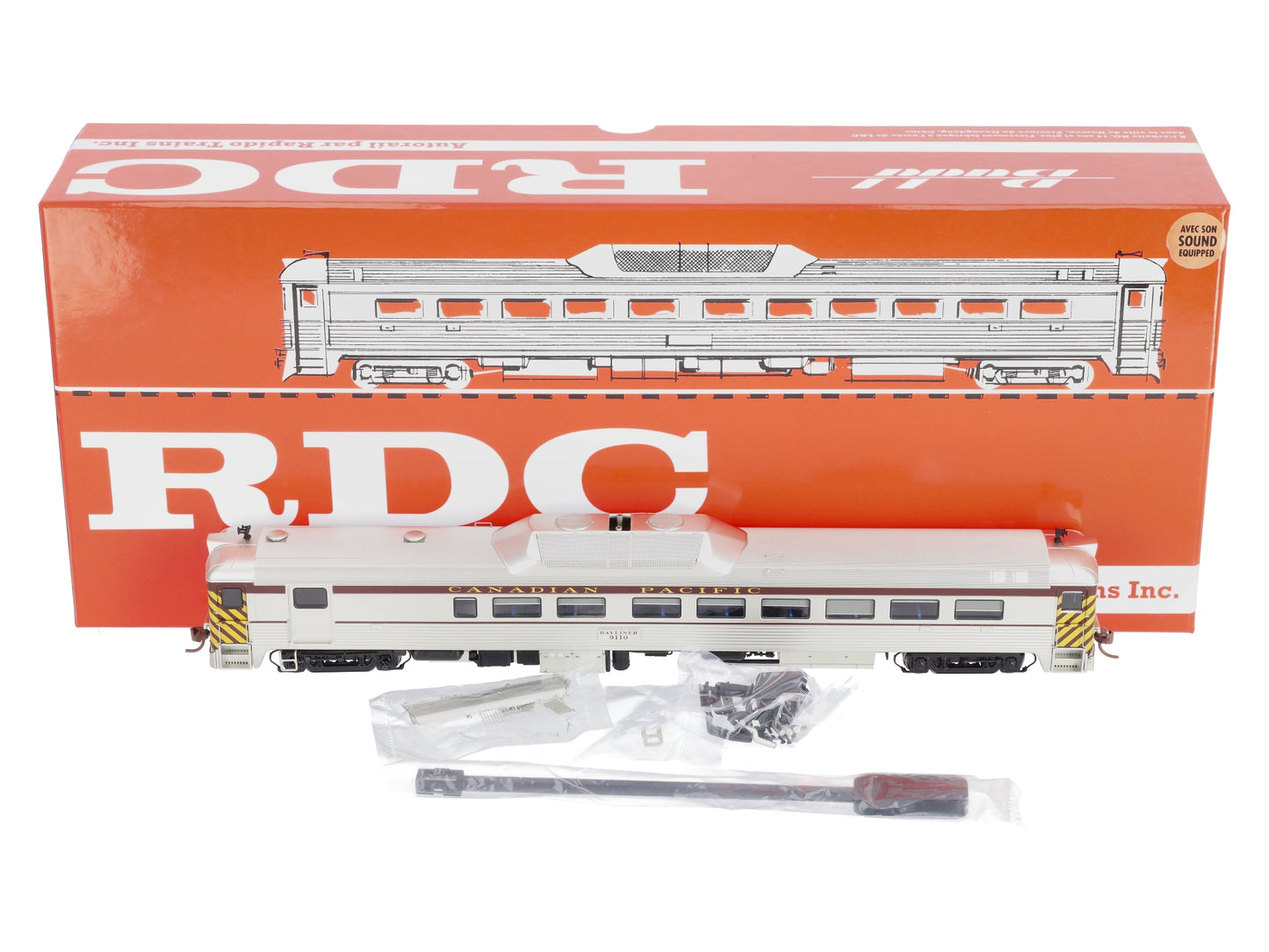 Rapido Trains 16720 HO Canadian Pacific BUDD RDC-2 Diesel #9110 w/ DCC & Sound