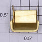 Lionel 1766-8 Brass Transition Passenger Car Step