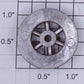 Lionel 260E-14 Red Spoked 1-1/8" O/Std. Gauge Steam Loco Pony Truck Wheel