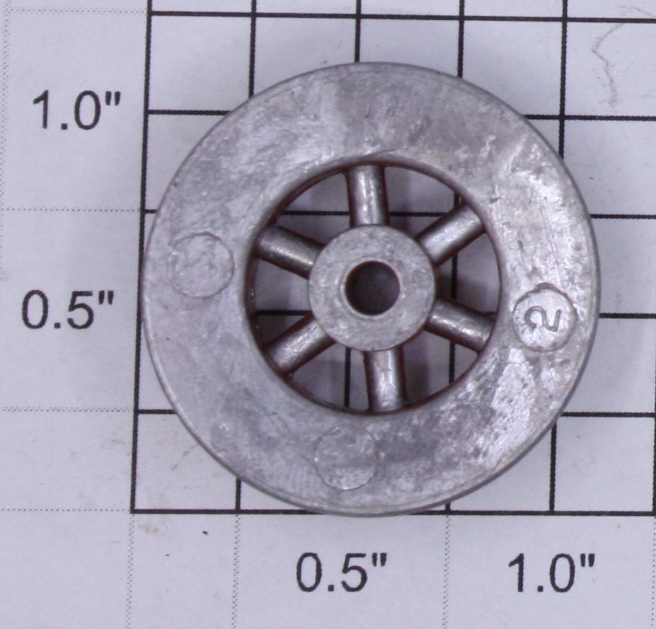 Lionel 260E-14 Red Spoked 1-1/8" O/Std. Gauge Steam Loco Pony Truck Wheel